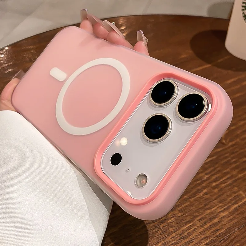 Liquid Silicone Magnetic Phone Case - Luxury 2 IN 1 Magnetic Shockproof