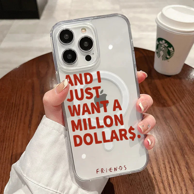 Clear Shockproof Bumper Case - Fashion Abstract Quotes Case For iPhone