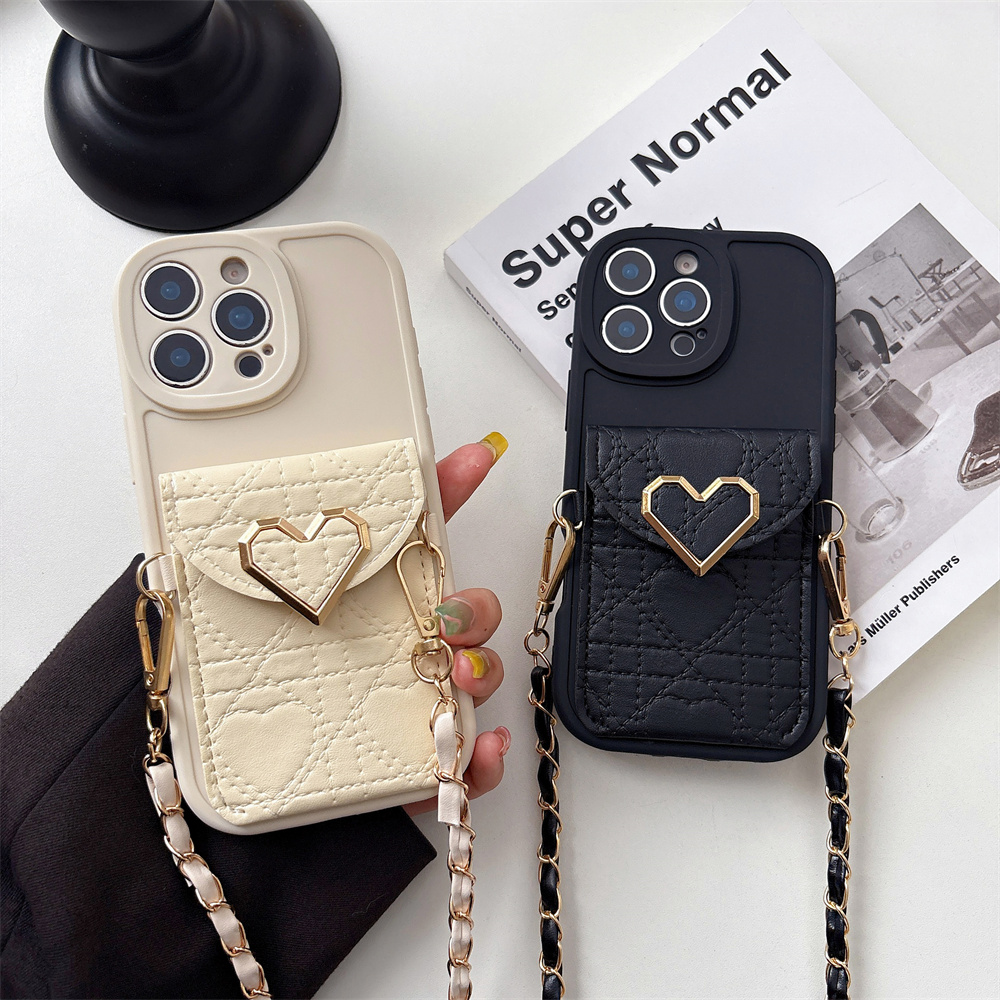 Leather Wallet Card Holder Phone Cover - Crossbody Wallet Card Holder Phone Case