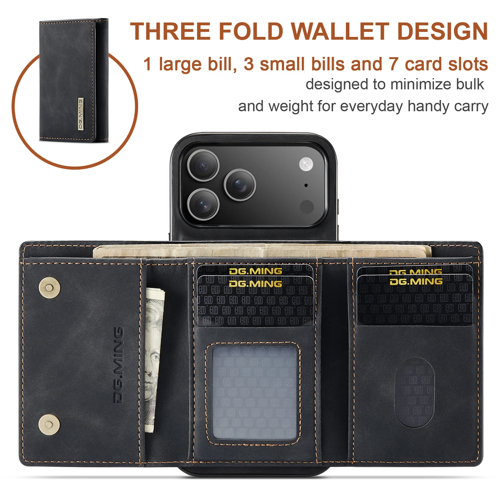 For New IPhone 17 Pro Max Air  - огляд і ціна Leather Wallet Card Holder Phone Cover