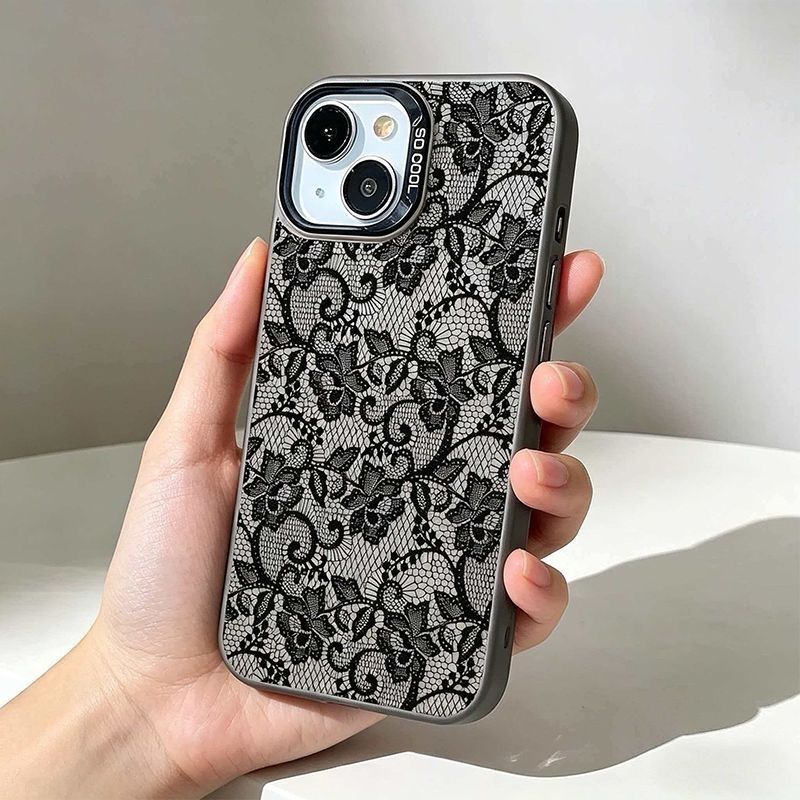 Vintage Black Lace Floral Rose - огляд і ціна Vintage Floral Pattern Soft Case