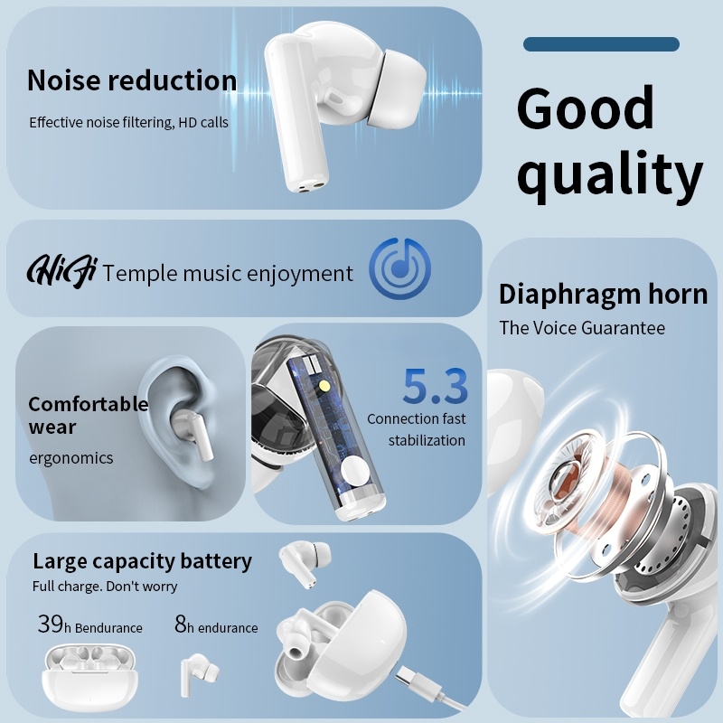 New wireless Bluetooth headset - огляд і ціна Earphones