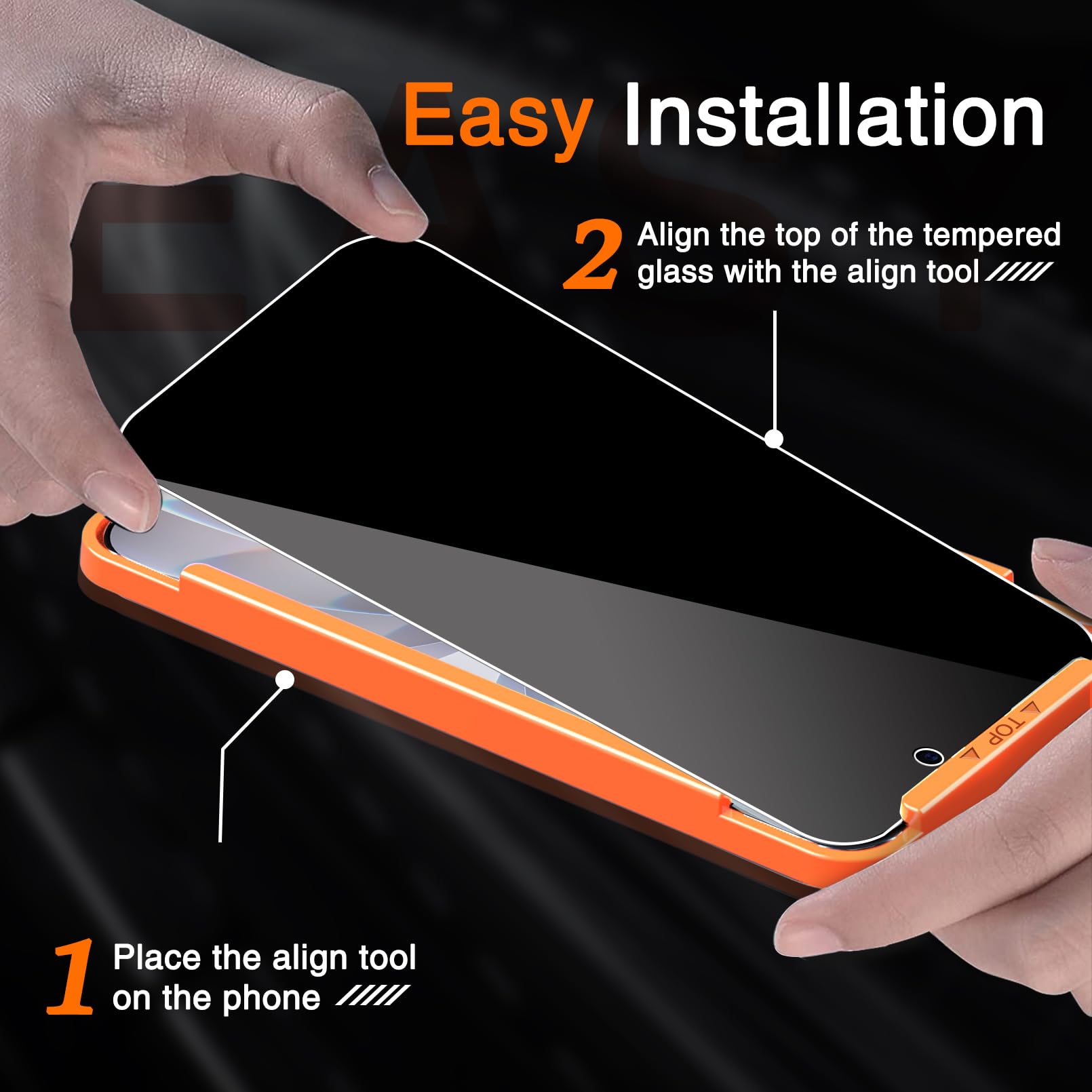 3 Pack Privacy Screen Protecto - огляд і ціна Anti Spy Privacy Glass Case