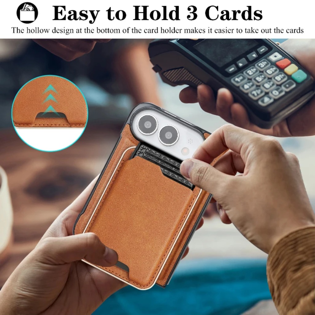 Detachable Leather Wallet with - огляд і ціна Leather Wallet Card Holder Phone Cover