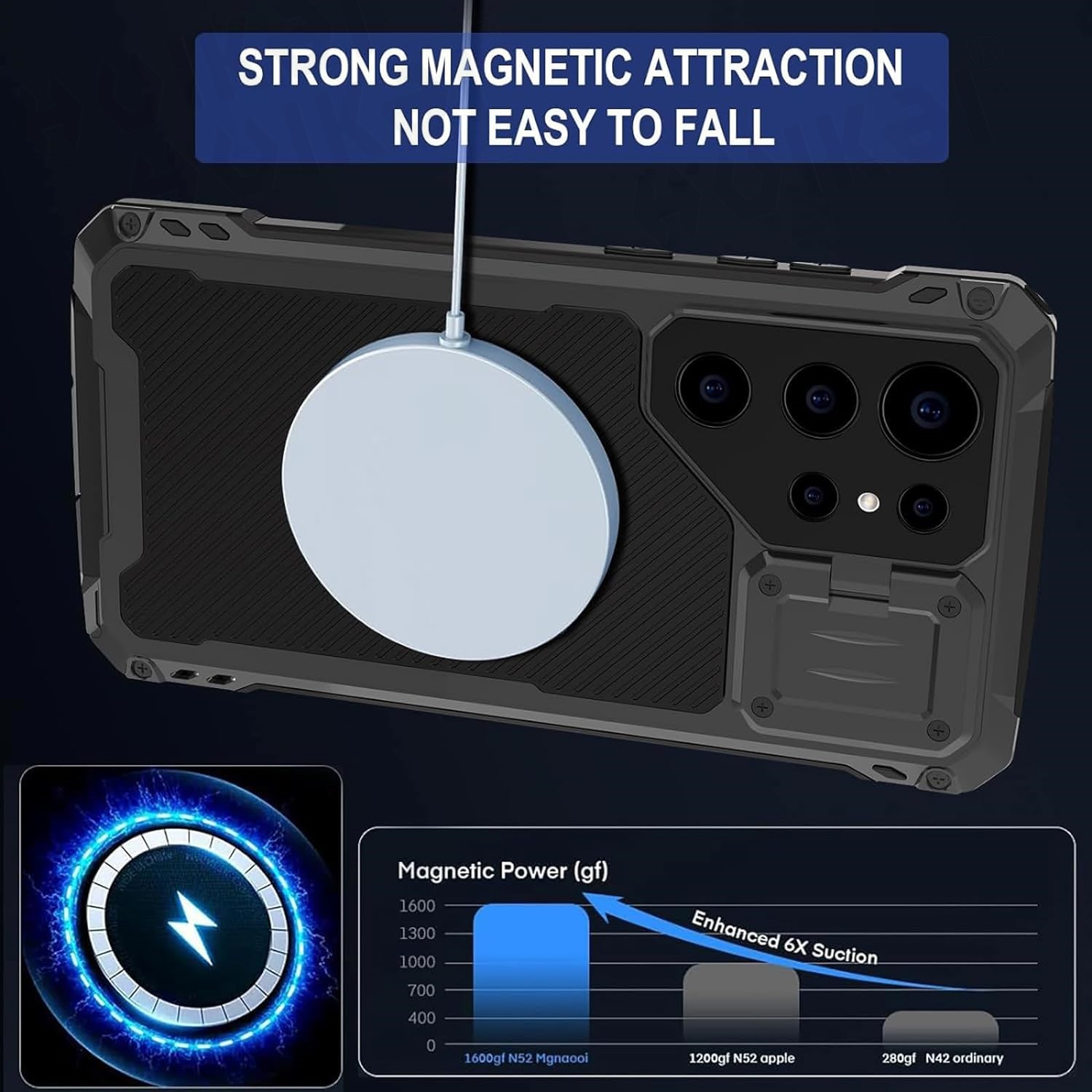 Case For Samsung Galaxy S24 Ul - огляд і ціна Heavy Duty 360 Full Body Protective Case
