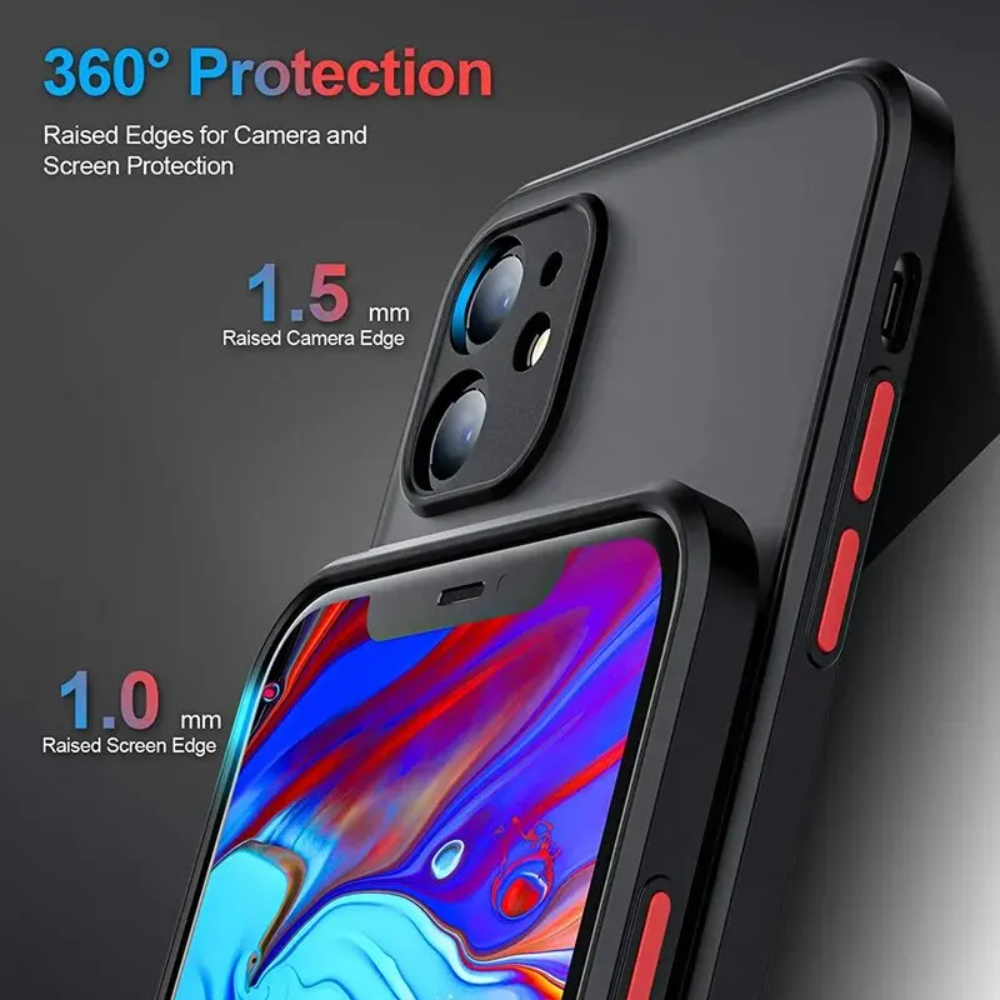 Shockproof Armor Matte Case Fo - огляд і ціна Matte Hard Pc Back Case
