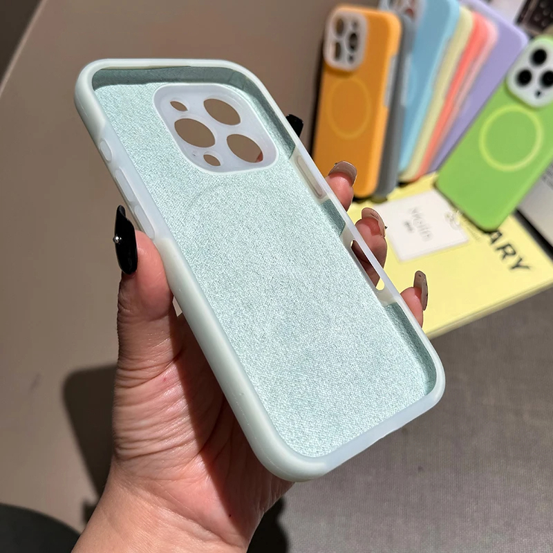 Liquid Silicone Candy Color Je - огляд і ціна Liquid Silicone Magnetic Phone Case